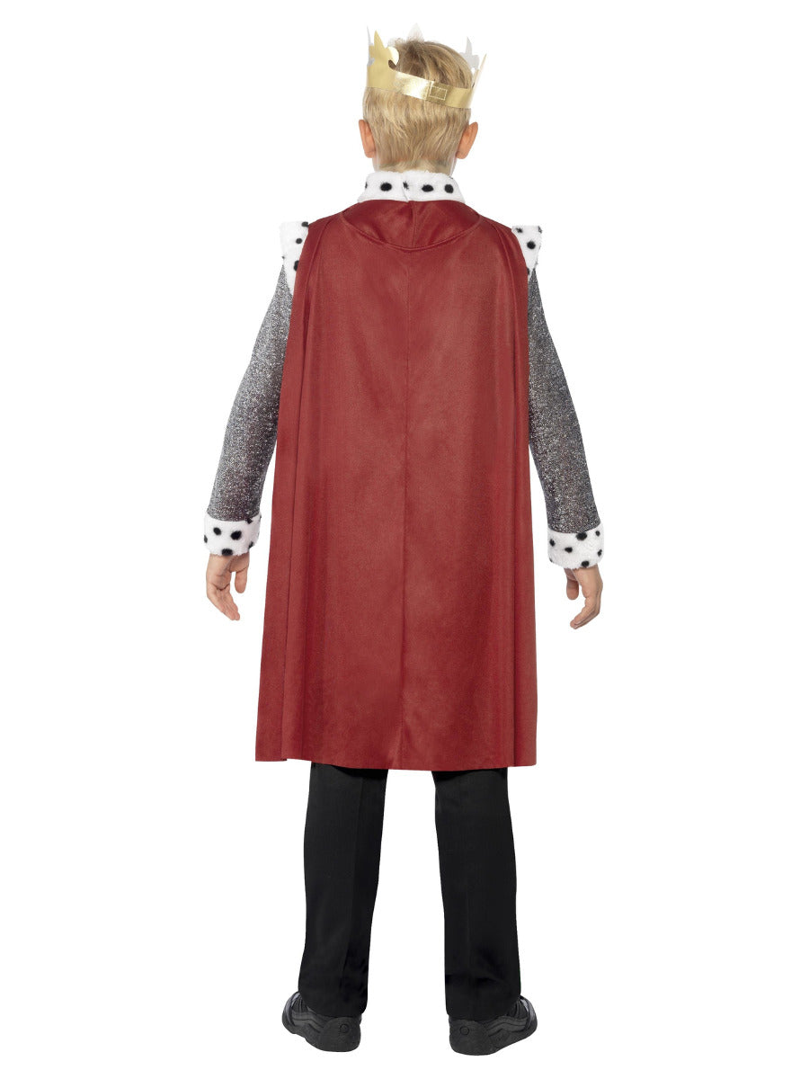 King Arthur Medieval Costume, Red - 3