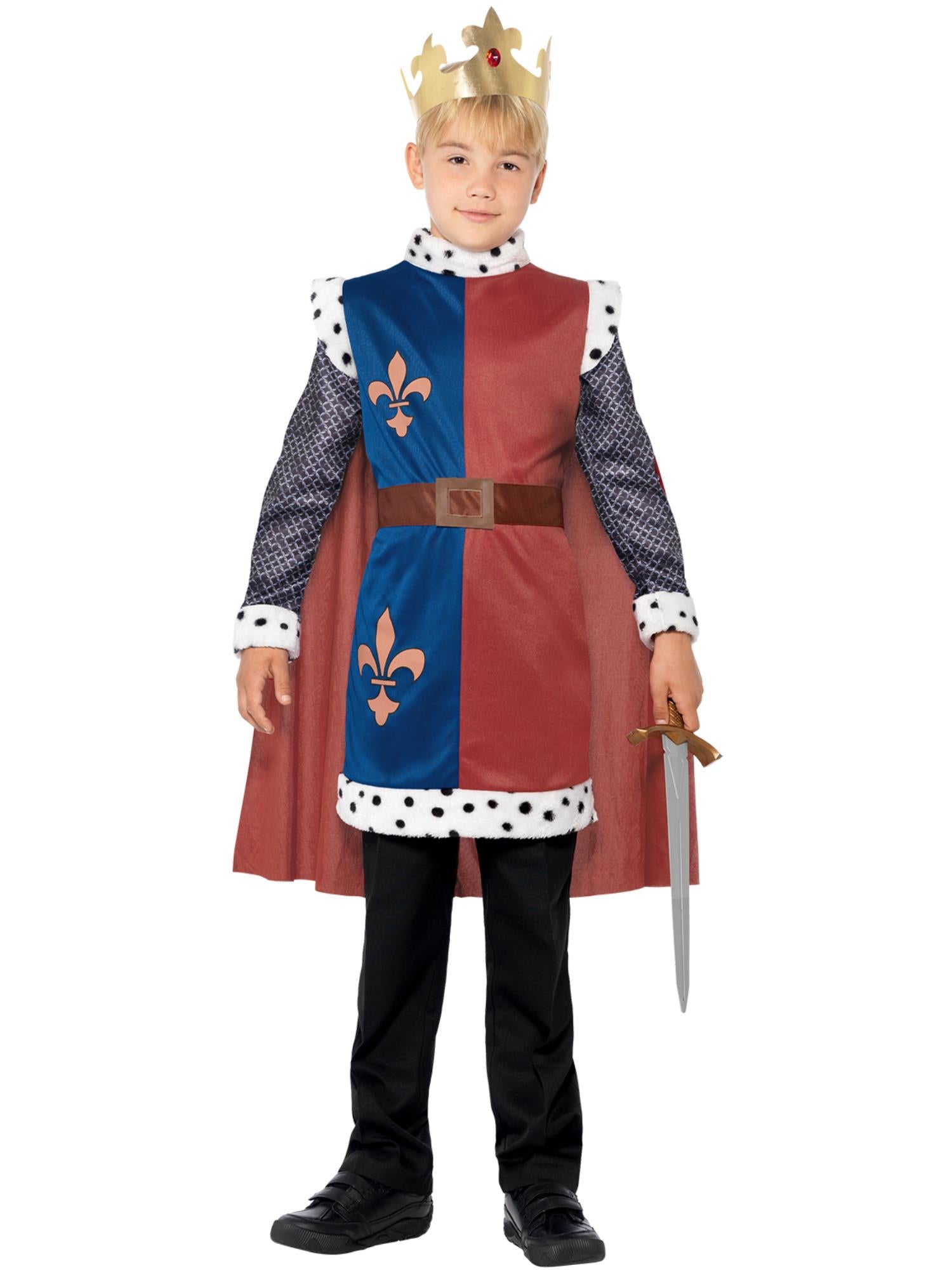 King Arthur Medieval Costume, Red 1