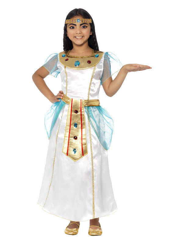 Deluxe Cleopatra Girl Costume, White - 2