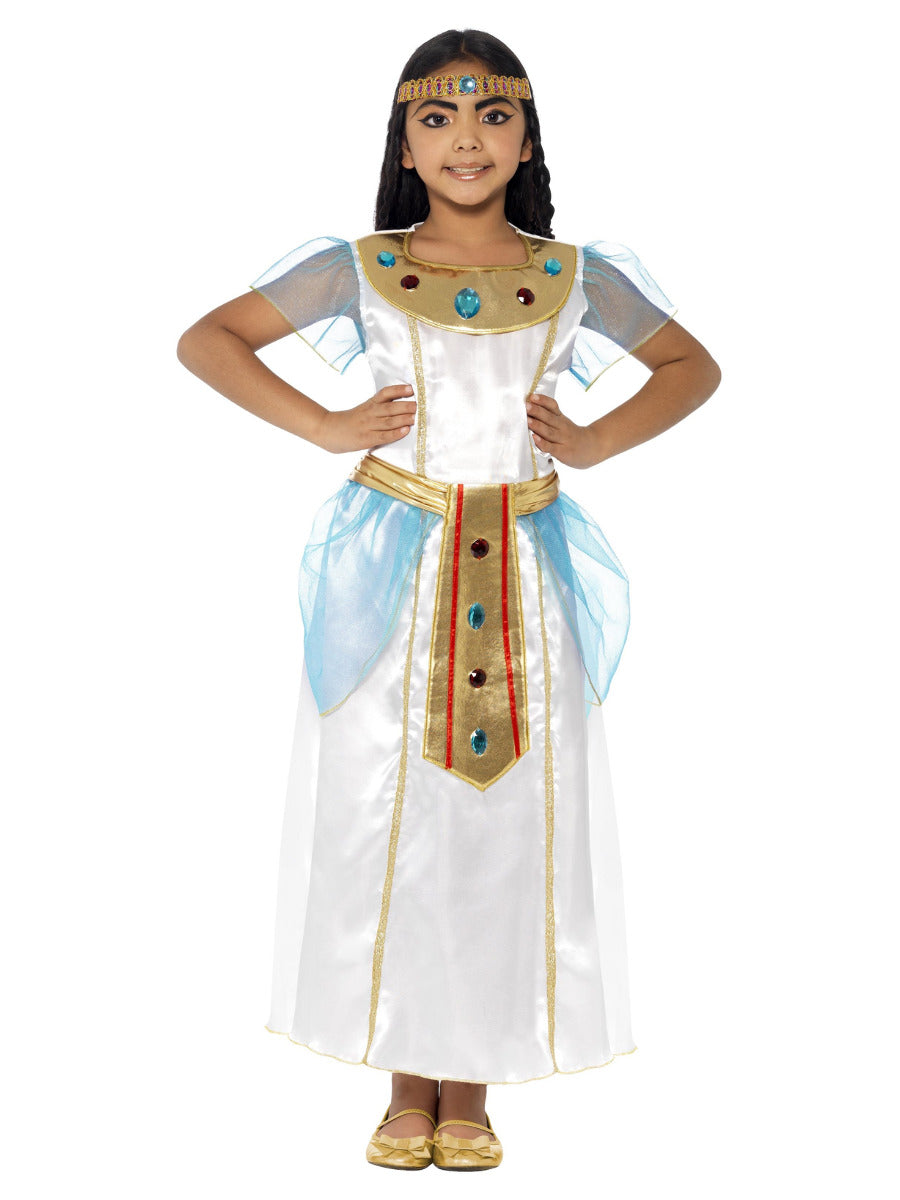 Deluxe Cleopatra Girl Costume, White - 5