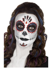 Smiffys Make-Up FX, Day of the Dead Kit, Aqua,  - 1