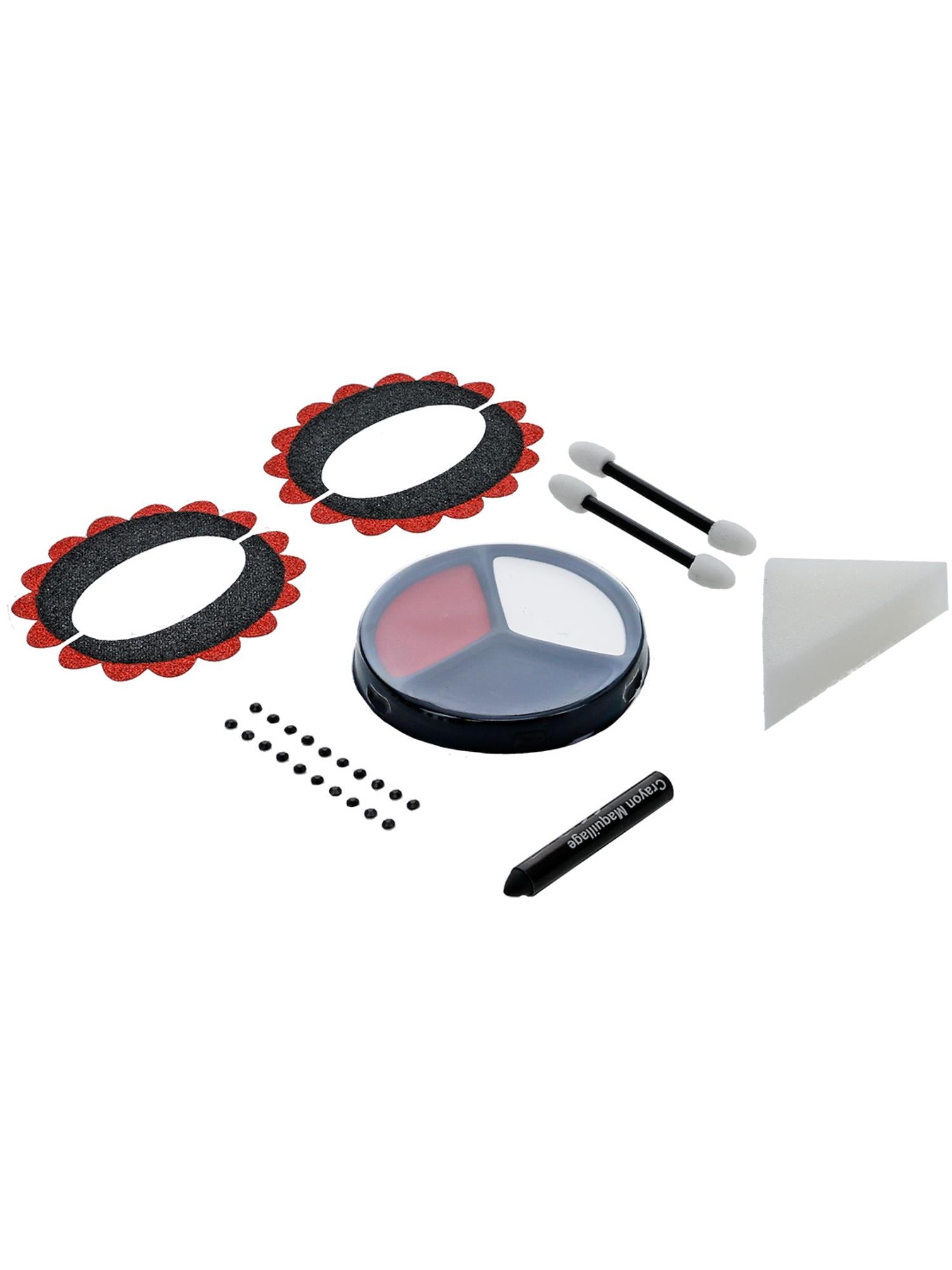 Smiffys Make-Up FX, Day of the Dead Kit, Aqua, 3