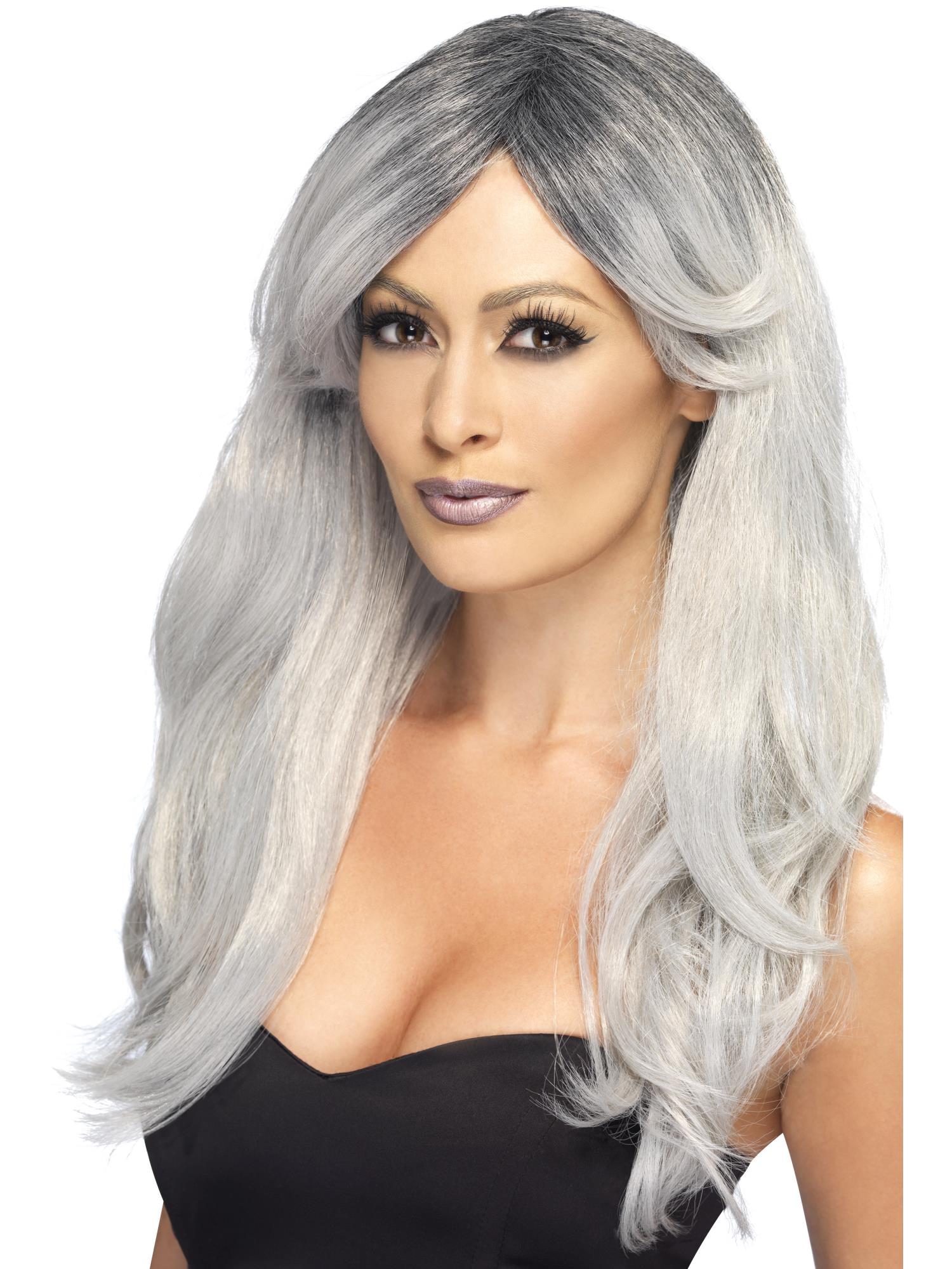 Ghostly Glamour Wig, Grey 1