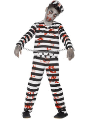 Zombie Convict Costume, Black & White 1