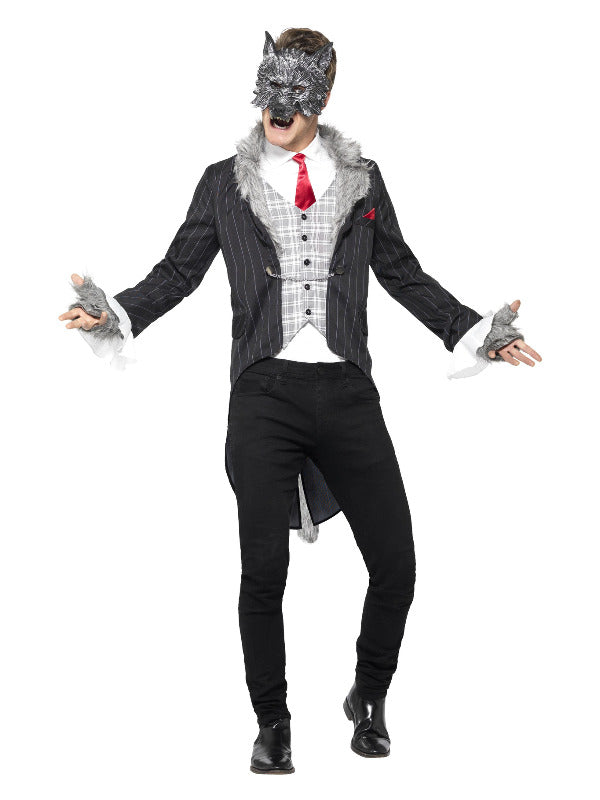 Deluxe Big Bad Wolf Costume, Grey - 2