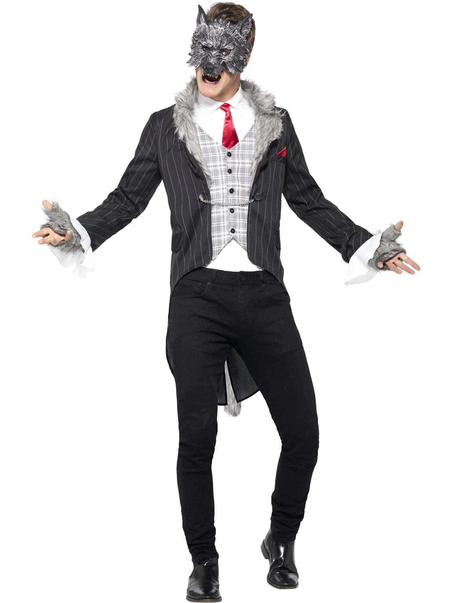 Deluxe Big Bad Wolf Costume, Grey 1