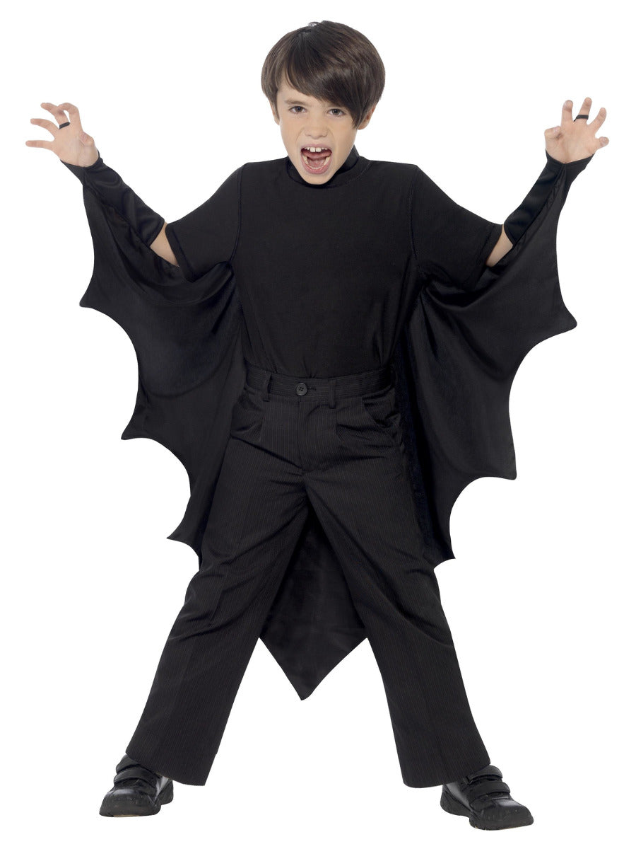 Kids Vampire Bat Wings, Black - 5