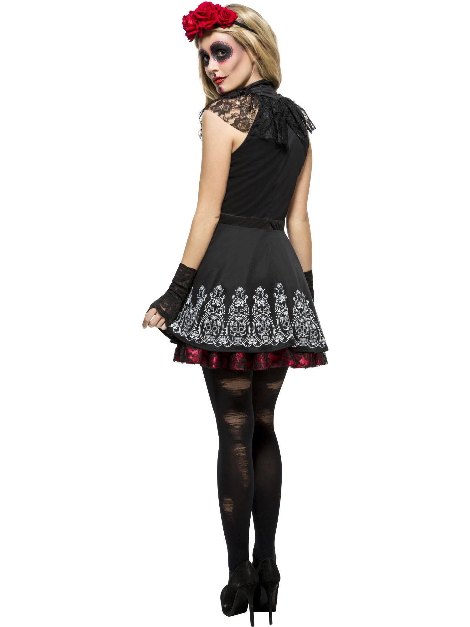 Fever Day of the Dead Costume, Black 2