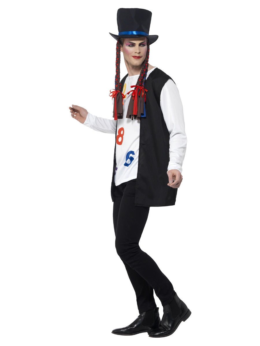 80s Pop Star Costume, Multi-Coloured - 4