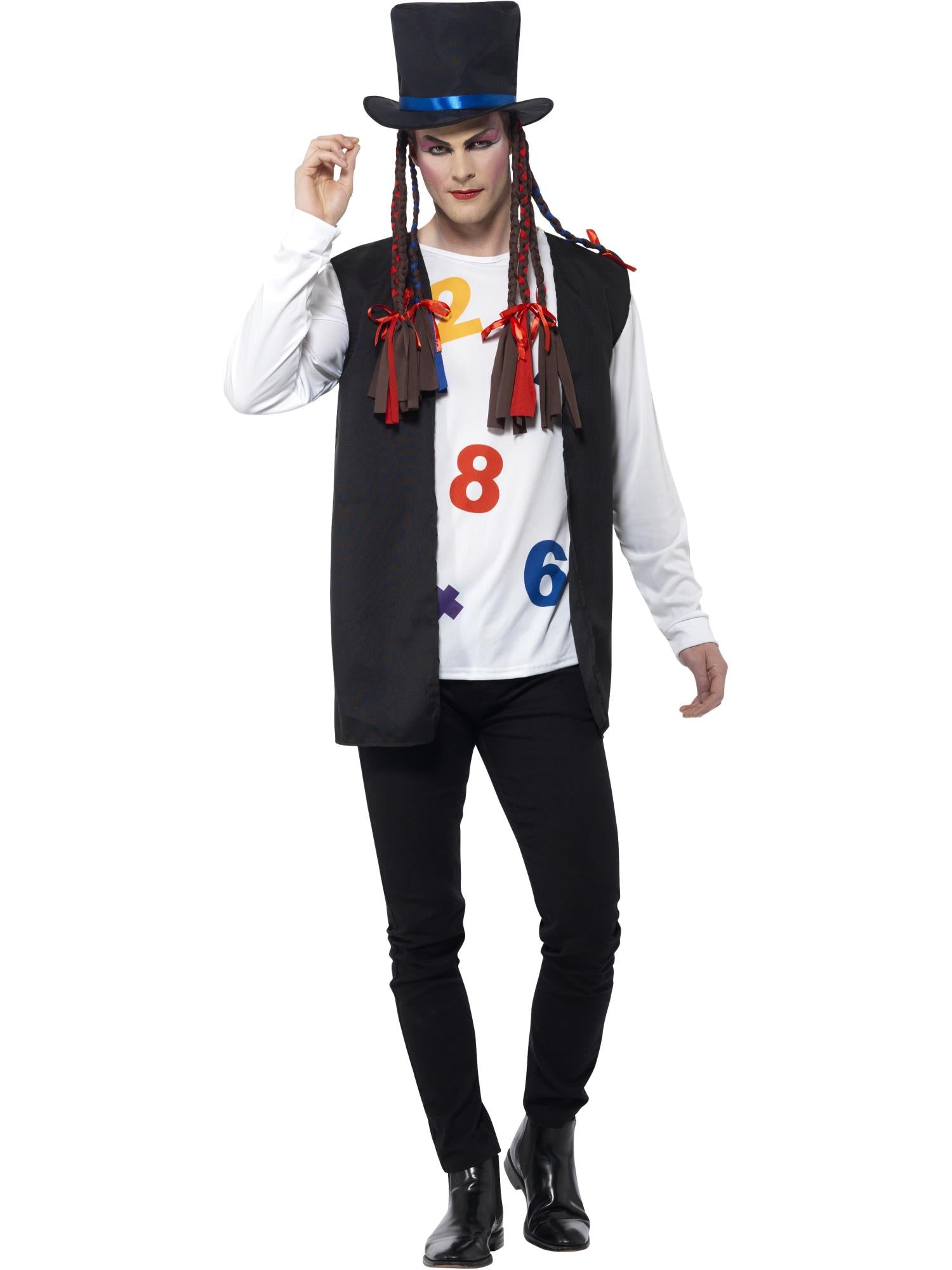 80s Pop Star Costume, Multi-Coloured 1