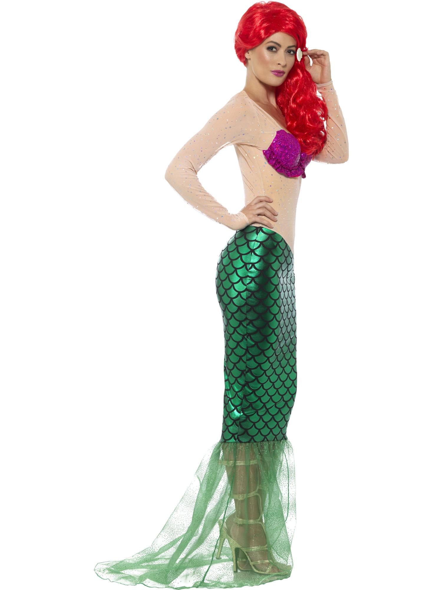 Deluxe Sexy Mermaid Costume, Green 3