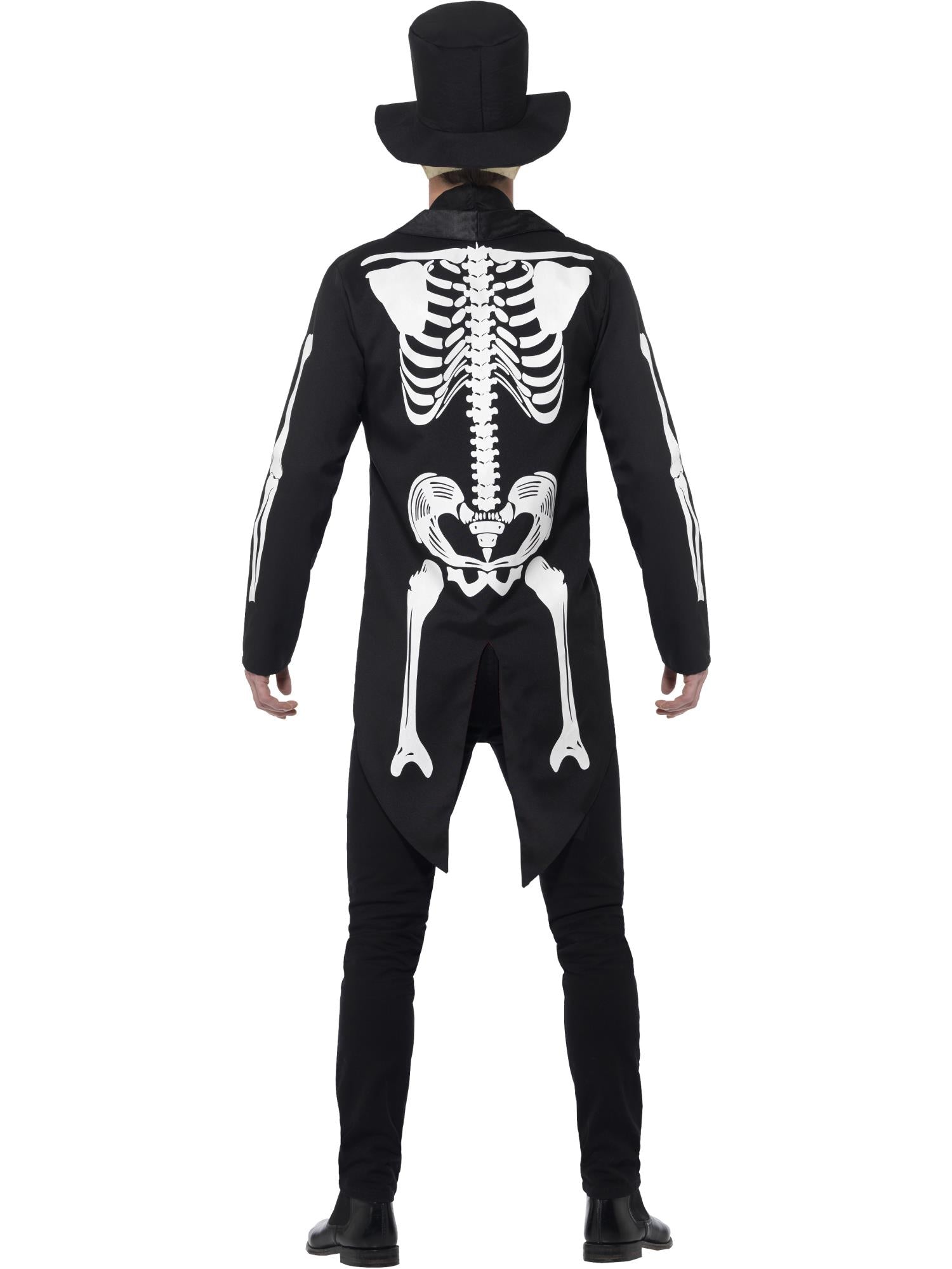 Day of the Dead Se?or Skeleton Costume, Black 2