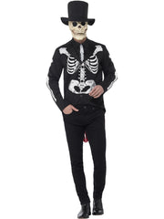 Day of the Dead Se?or Skeleton Costume, Black 1