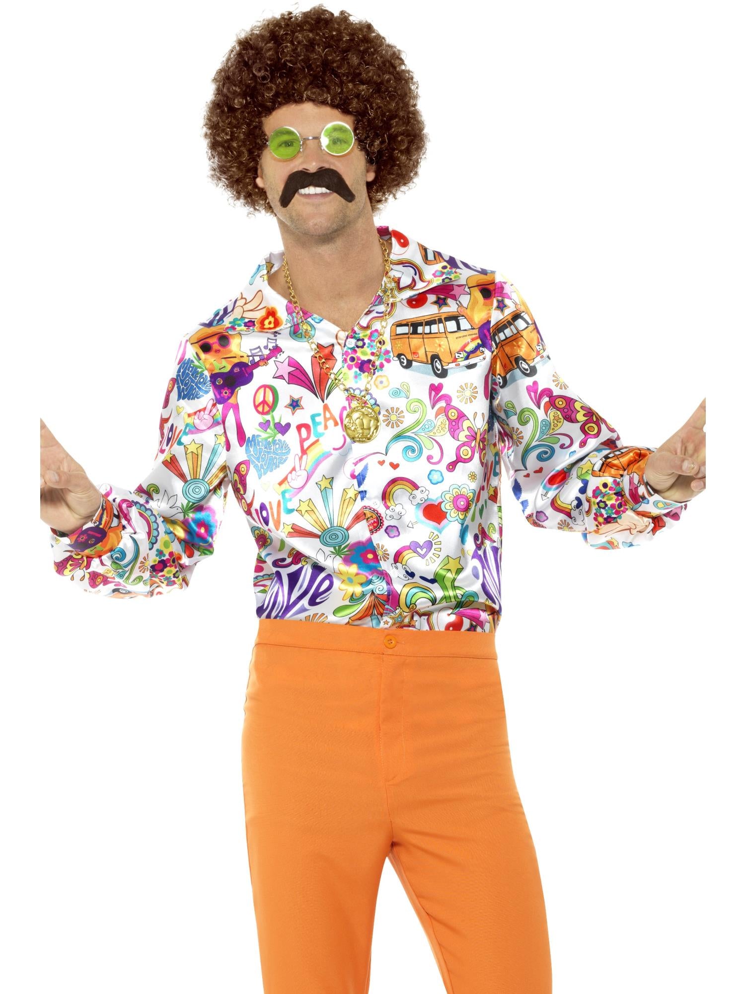 60s Groovy Shirt, Multi-Coloured 1