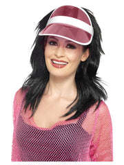 80s Sun Visor, Pink - 1