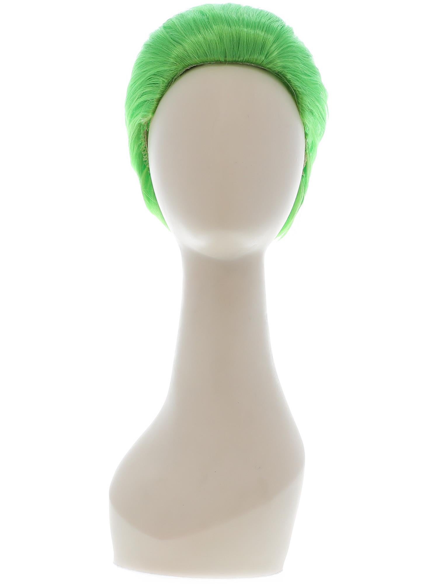 Slick Trickster Wig, Green 3