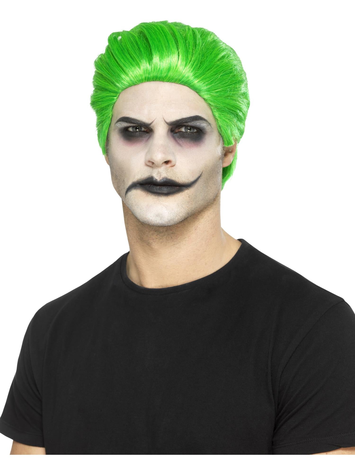 Slick Trickster Wig, Green 1