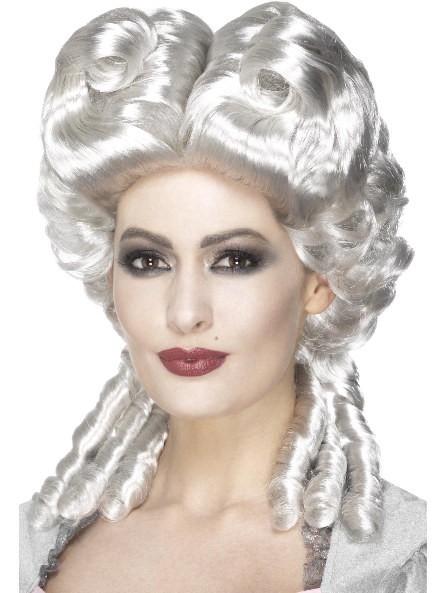 Deluxe Marie Antoinette Wig, White 1