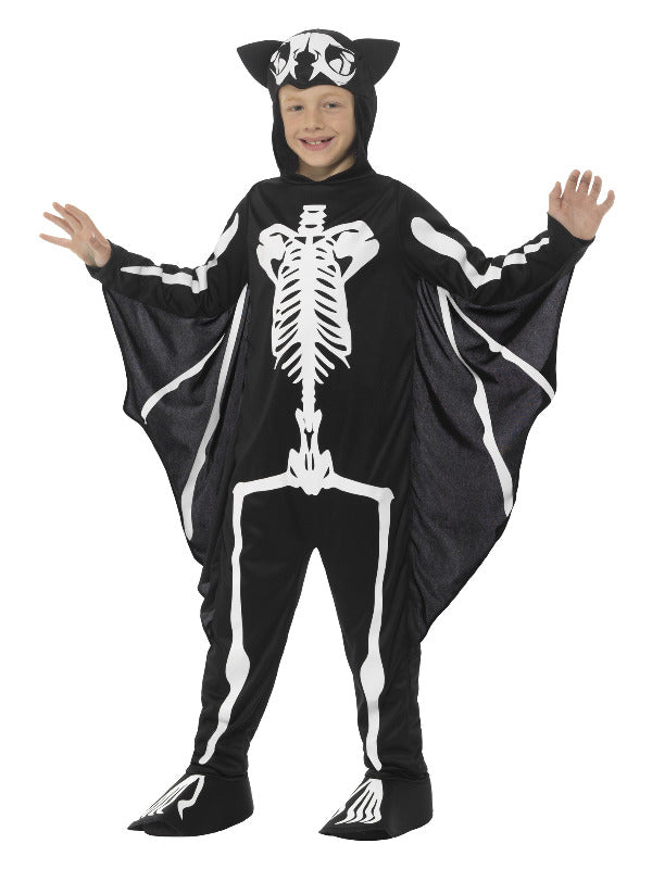 Bat Skeleton Costume, Black & White - 2