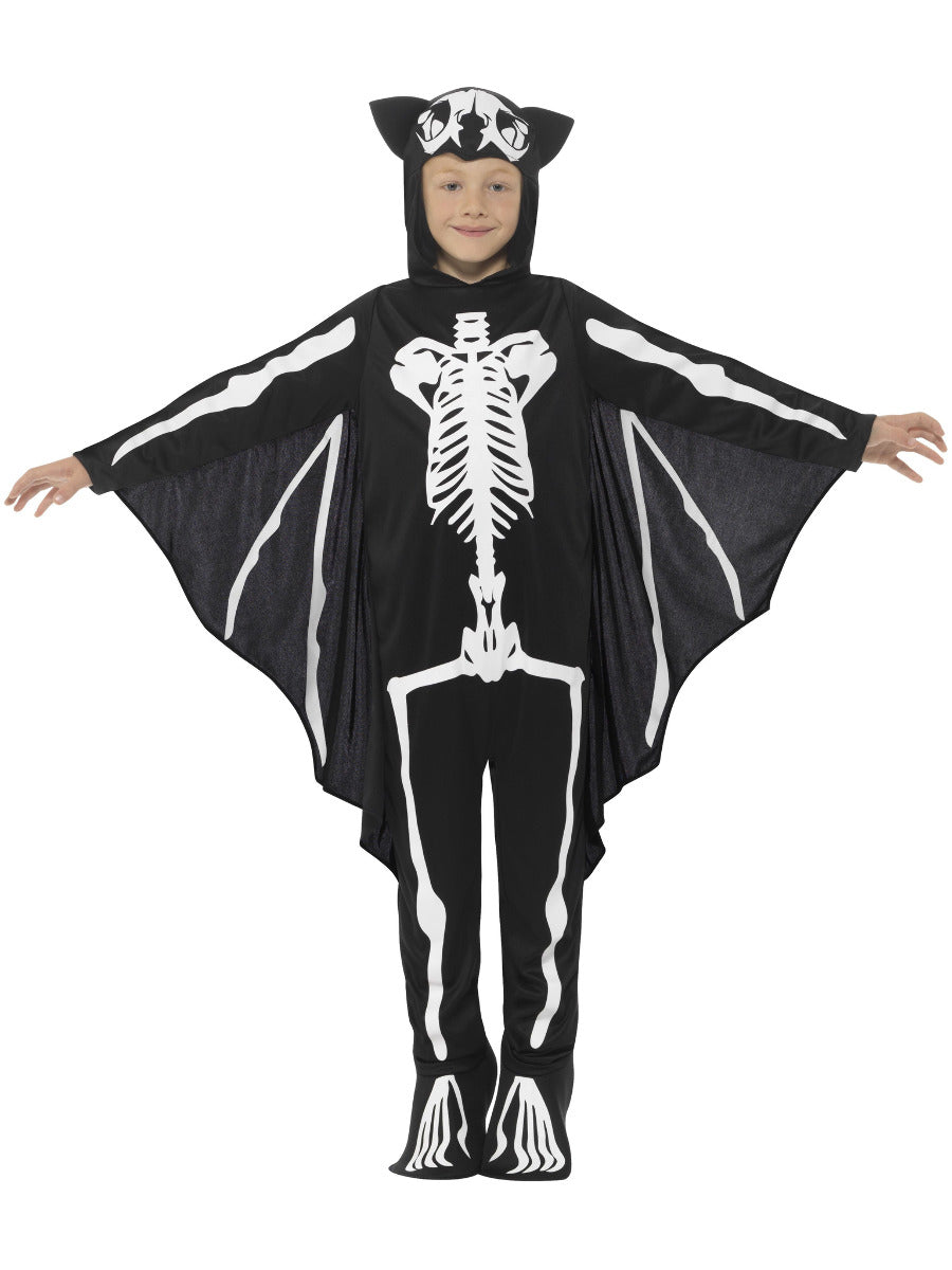 Bat Skeleton Costume, Black & White - 5