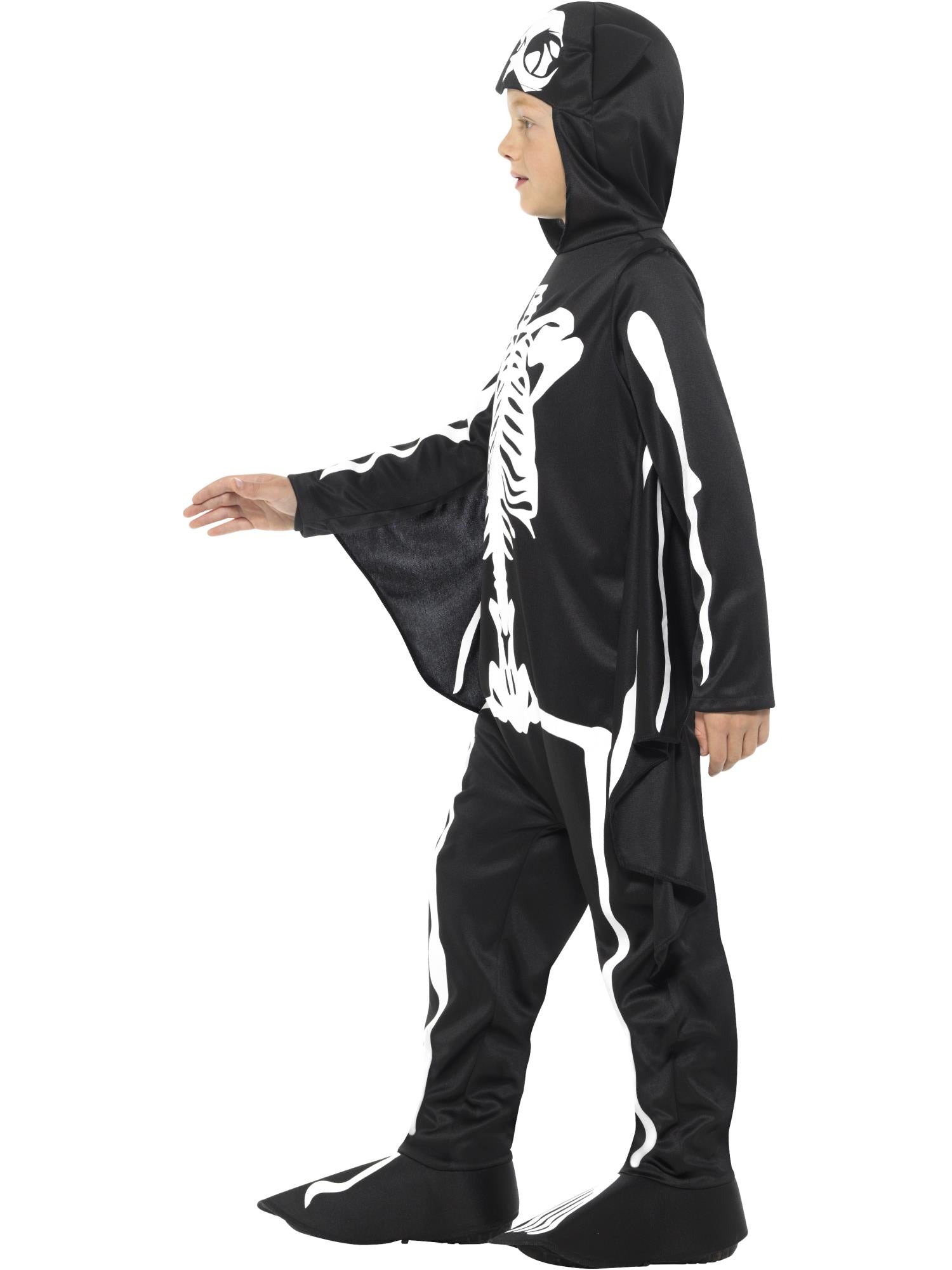 Bat Skeleton Costume, Black & White 3