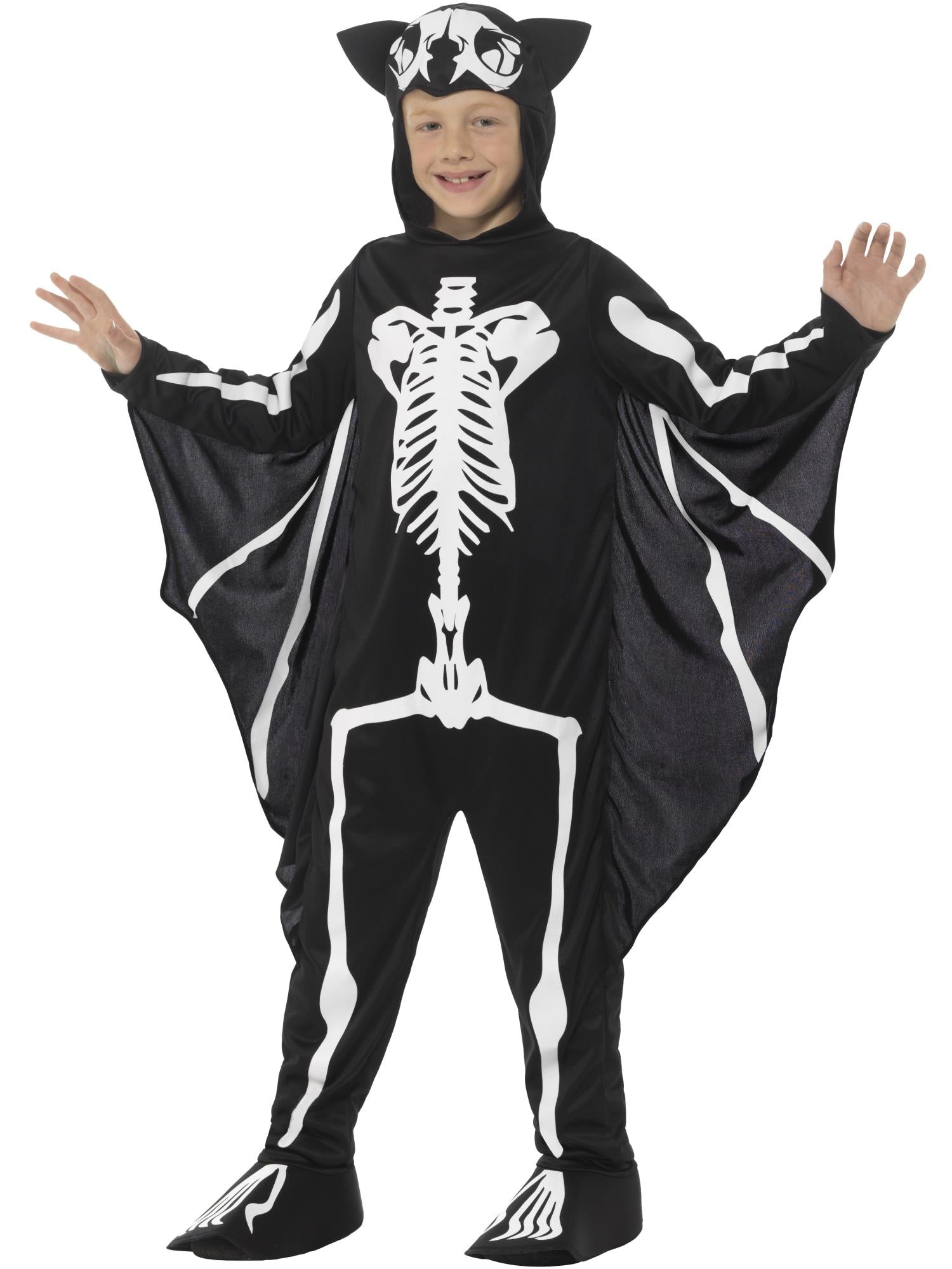 Bat Skeleton Costume, Black & White 1