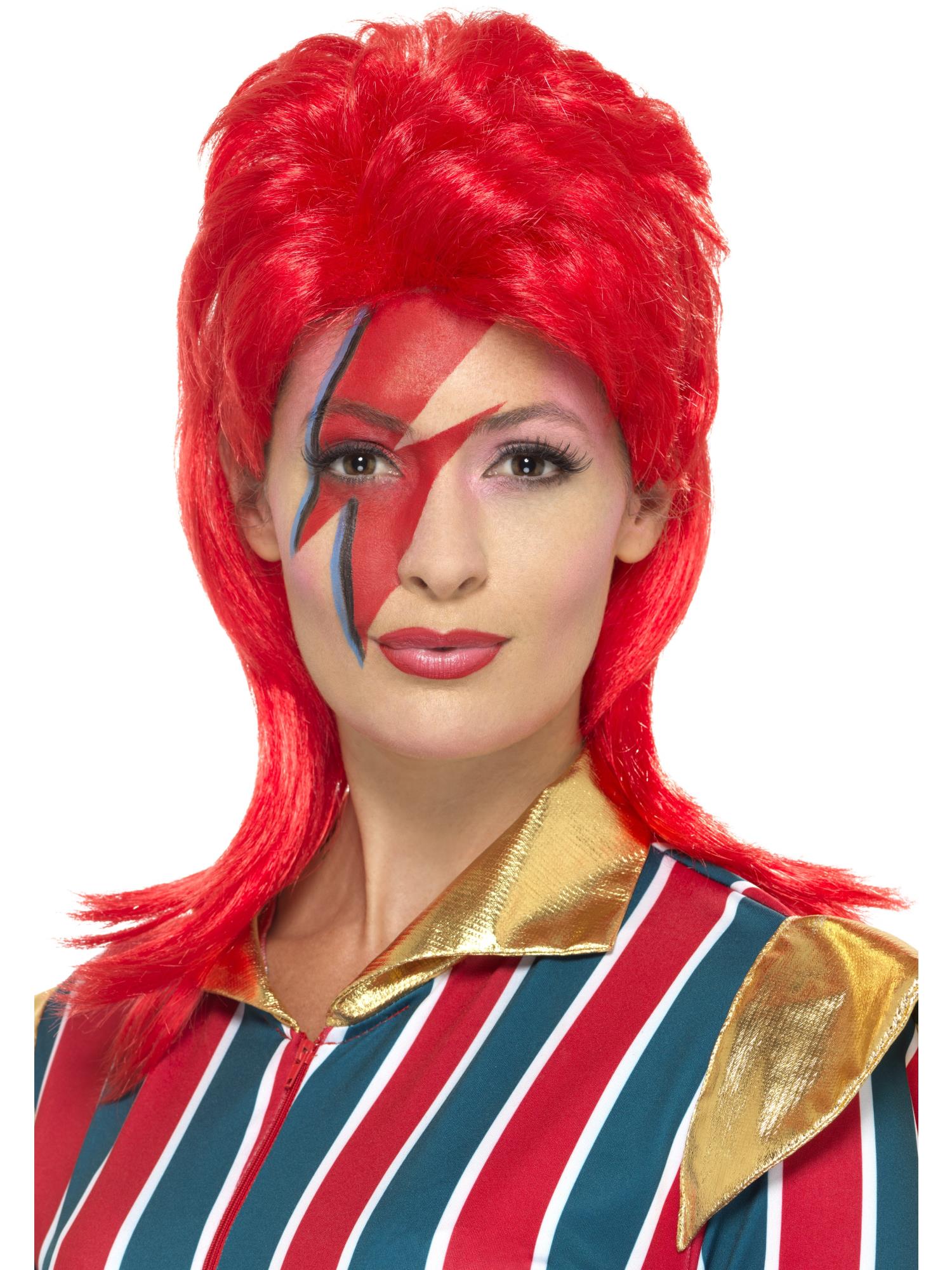 Space Superstar Wig, Red 1
