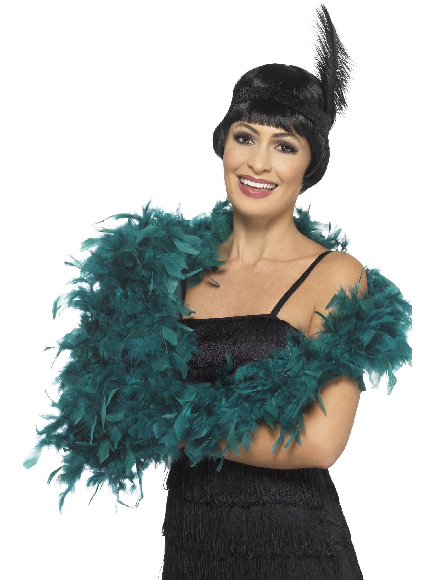 Deluxe Boa, Teal 1