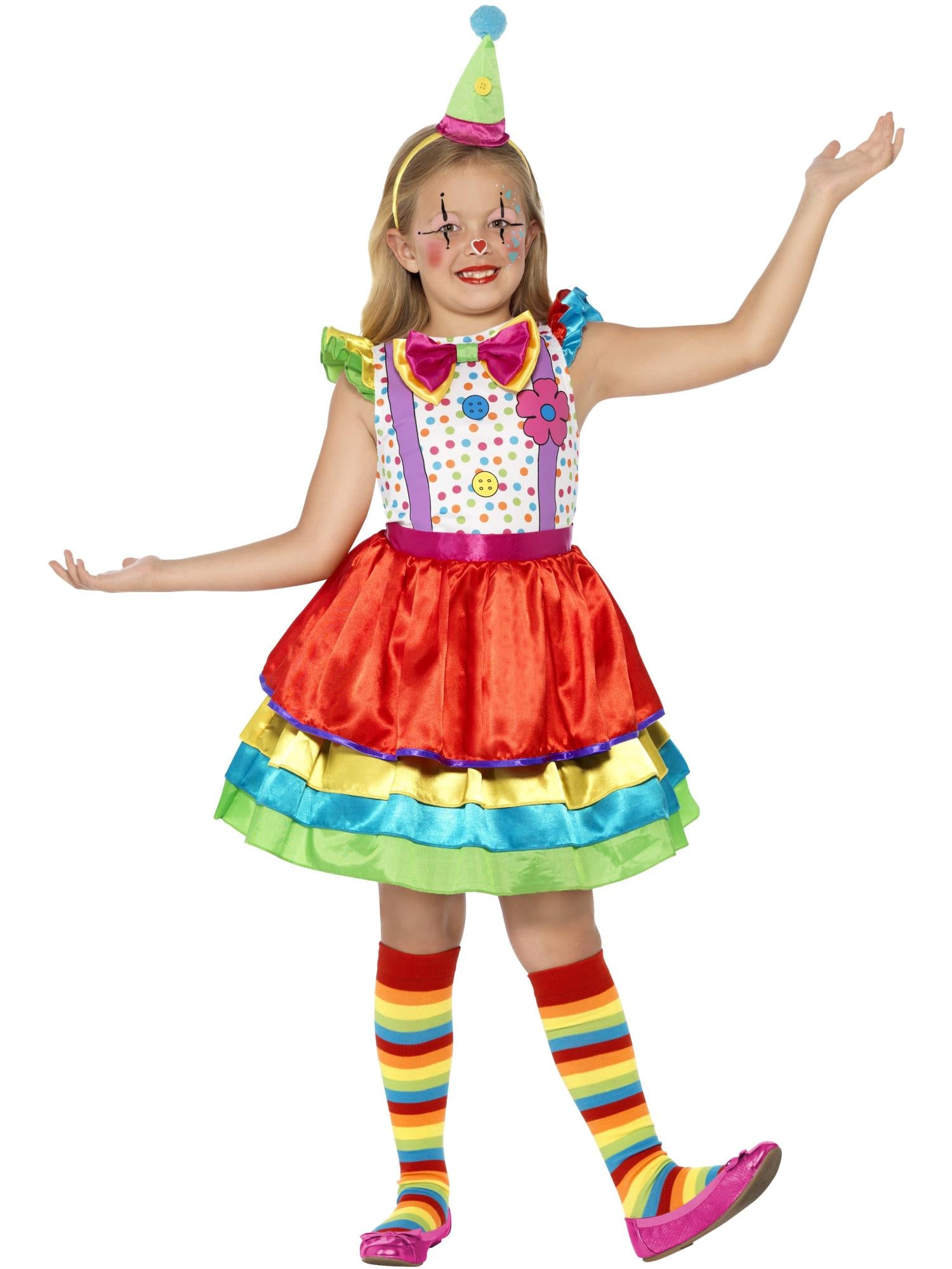 Deluxe Clown Girl Costume, 1
