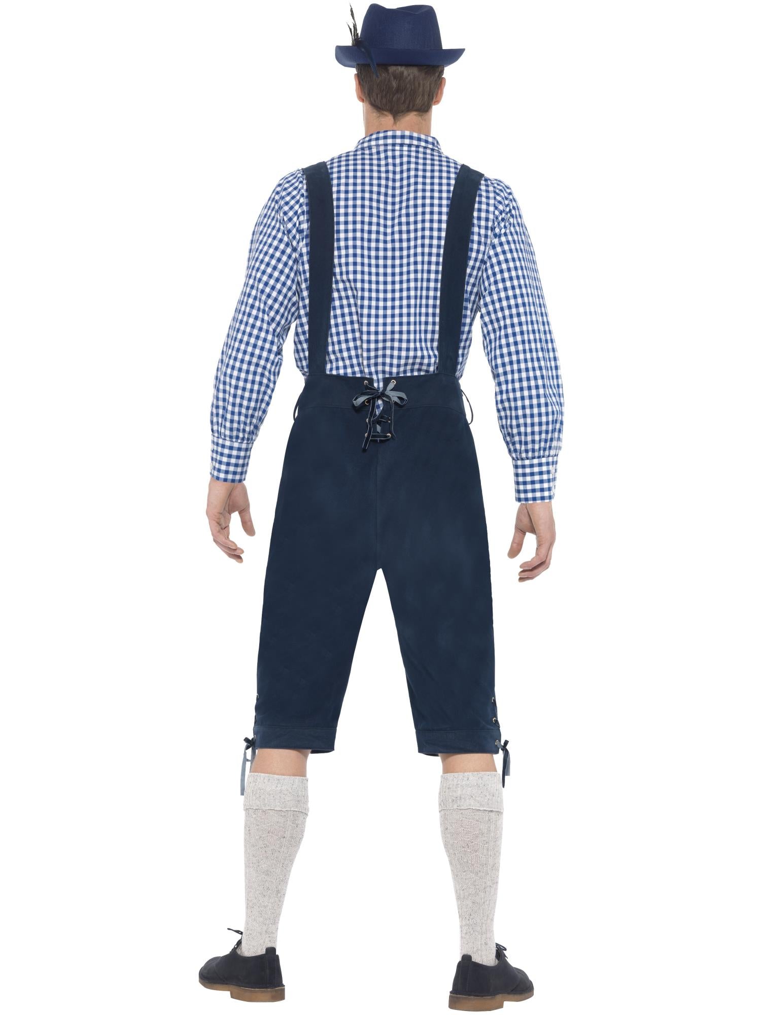 Deluxe Traditional Rutger Bavarian Costume, Blue 2