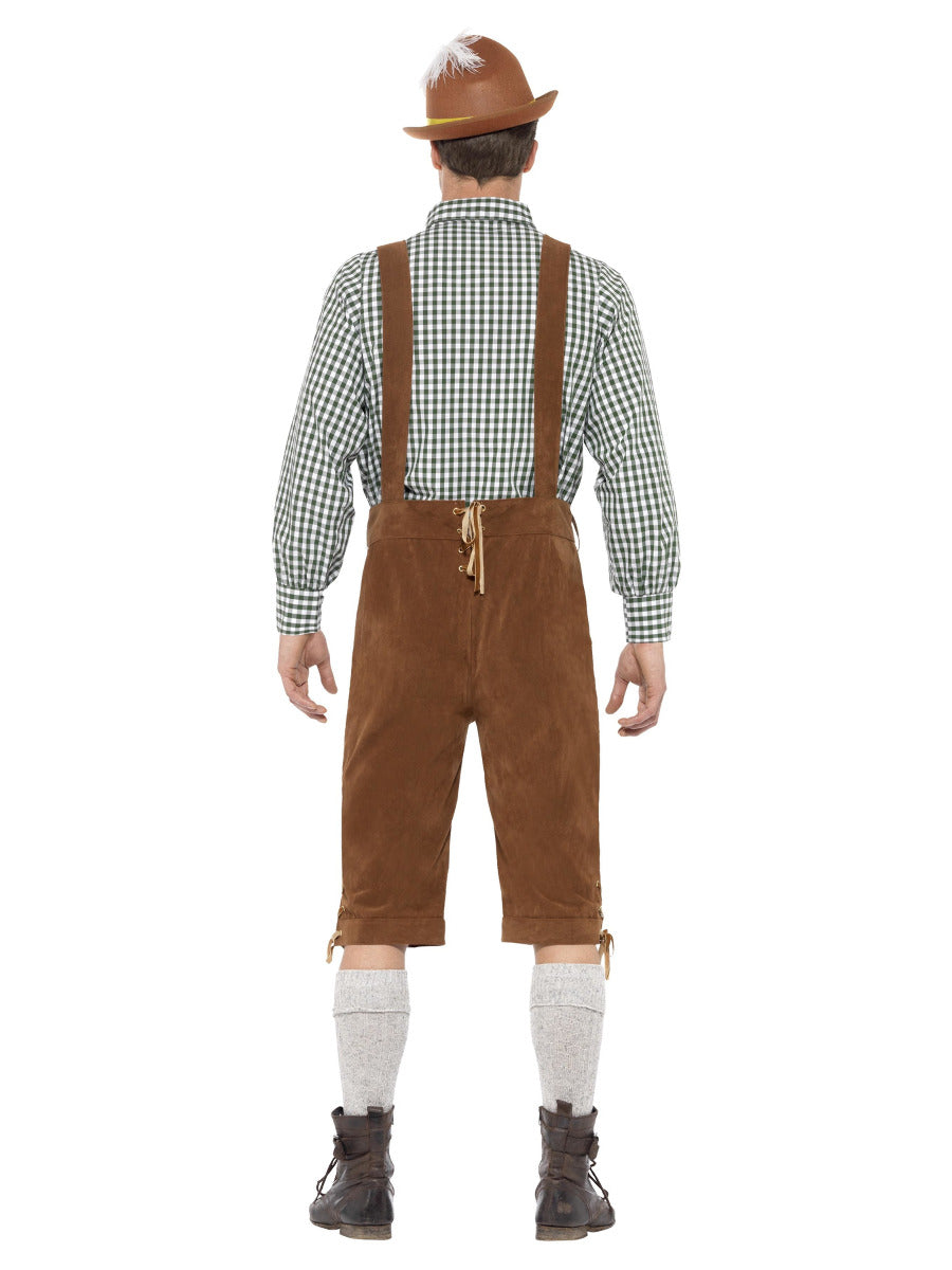 Deluxe Traditional Hans Bavarian Costume, Green - 3