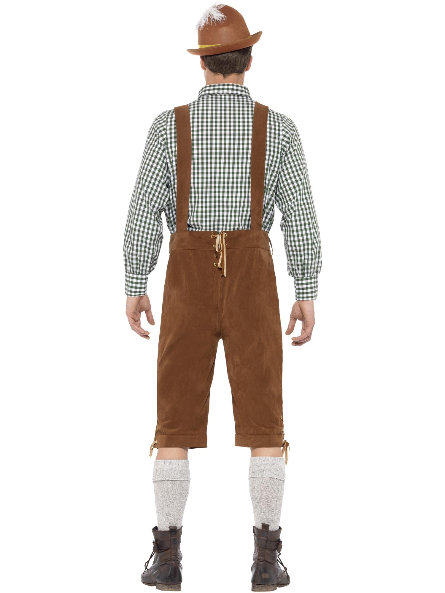 Deluxe Traditional Hans Bavarian Costume, Green 2