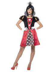Carded Queen Costume, Red - 1
