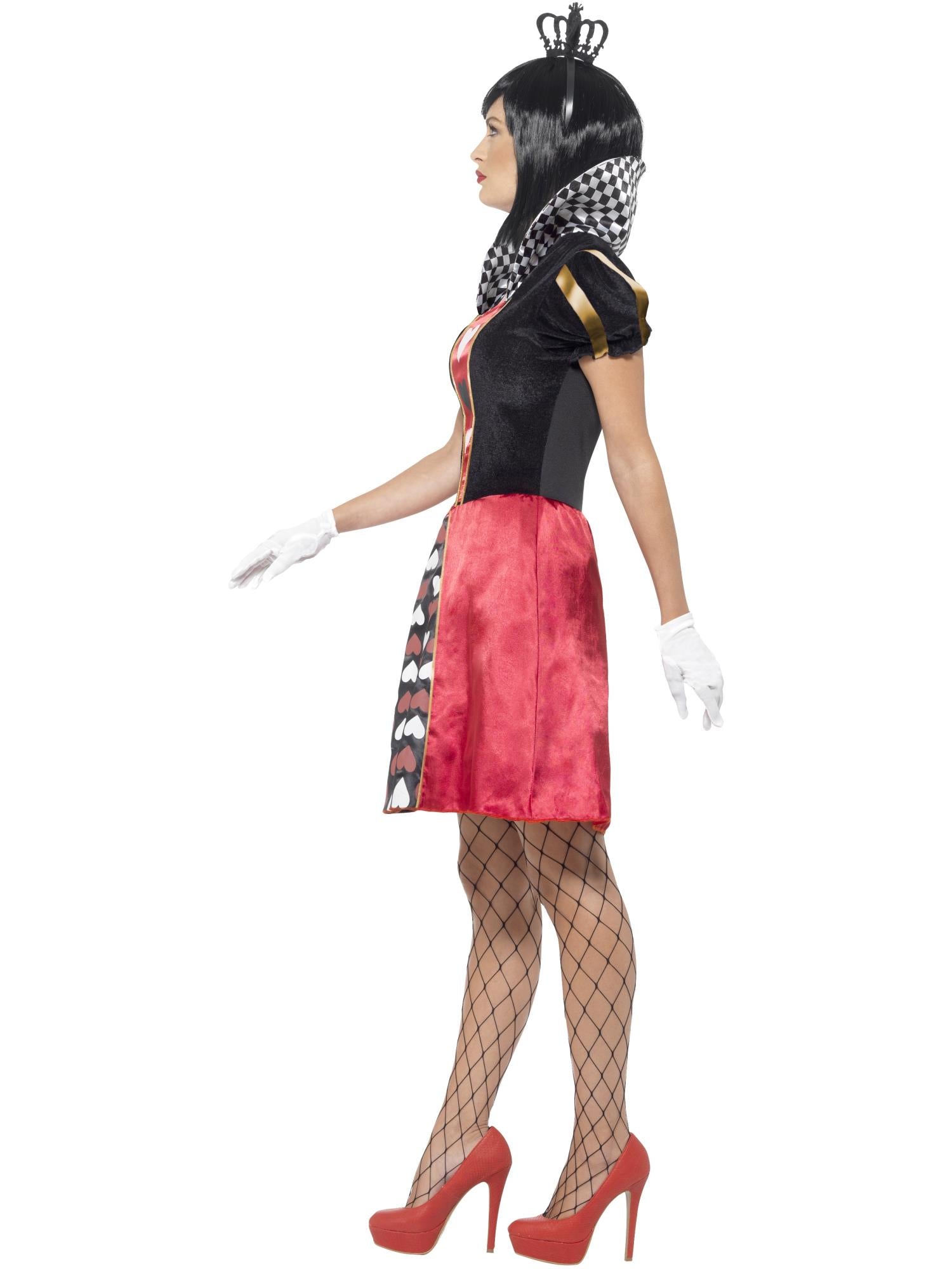 Carded Queen Costume, Red 2