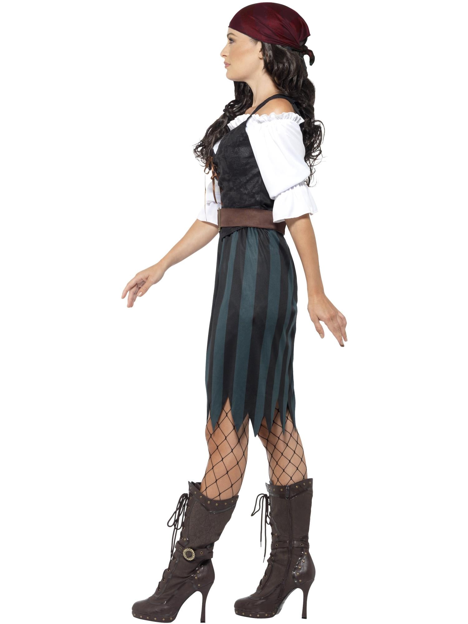Pirate Deckhand Costume, Blue 3