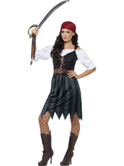 Pirate Deckhand Costume, Blue 1