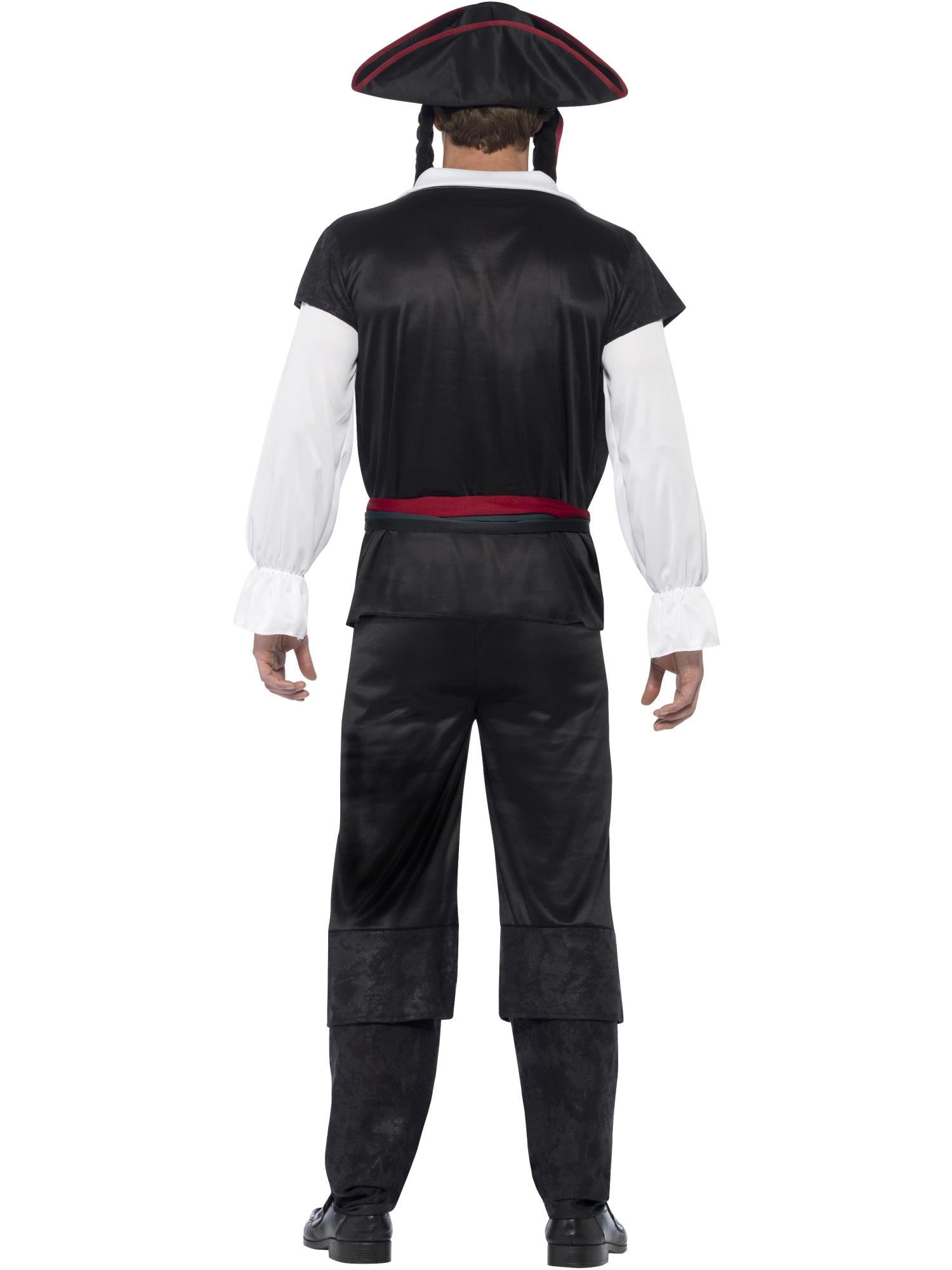 Aye Aye Pirate Captain Costume, Black 2