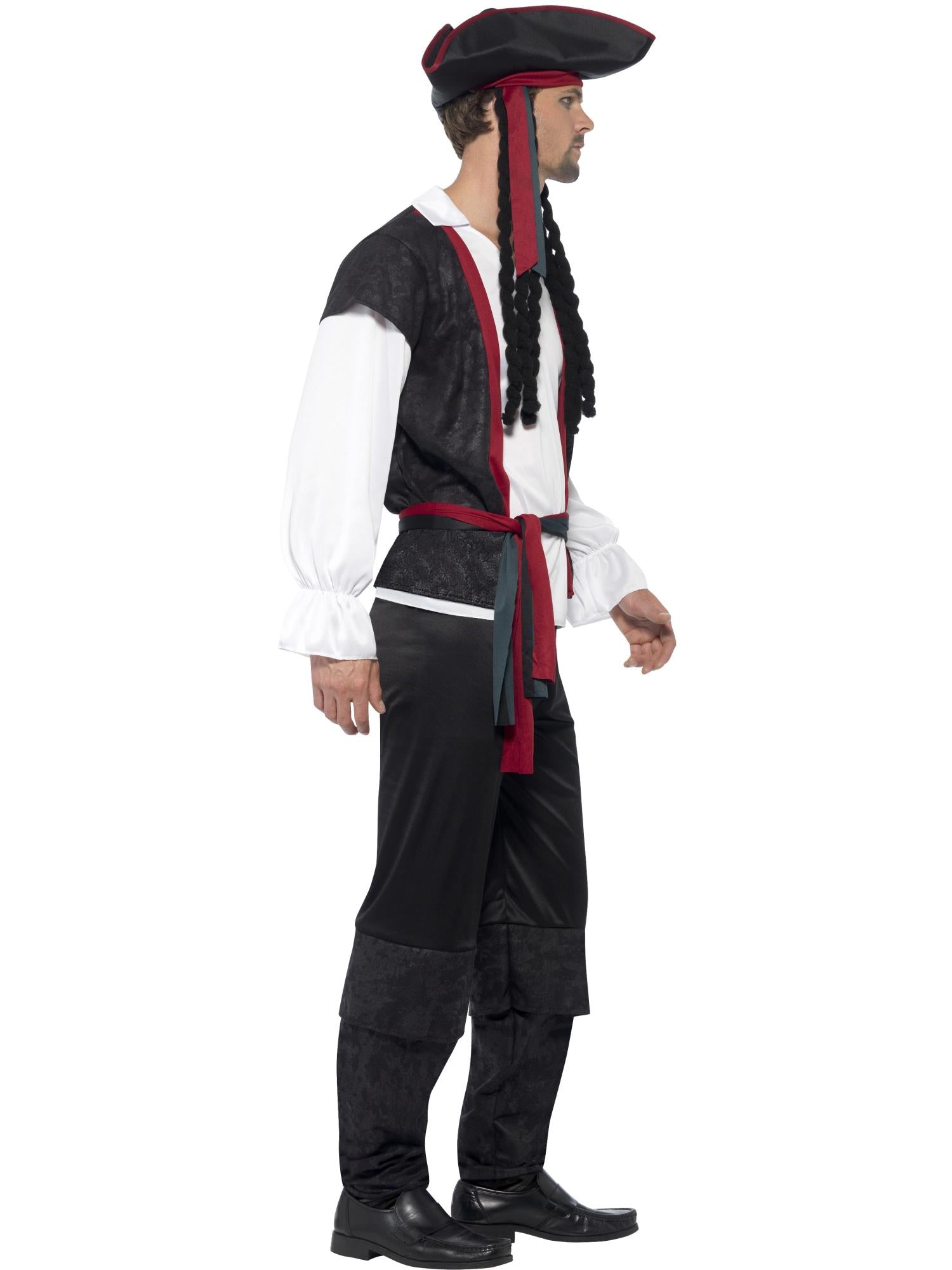 Aye Aye Pirate Captain Costume, Black 3