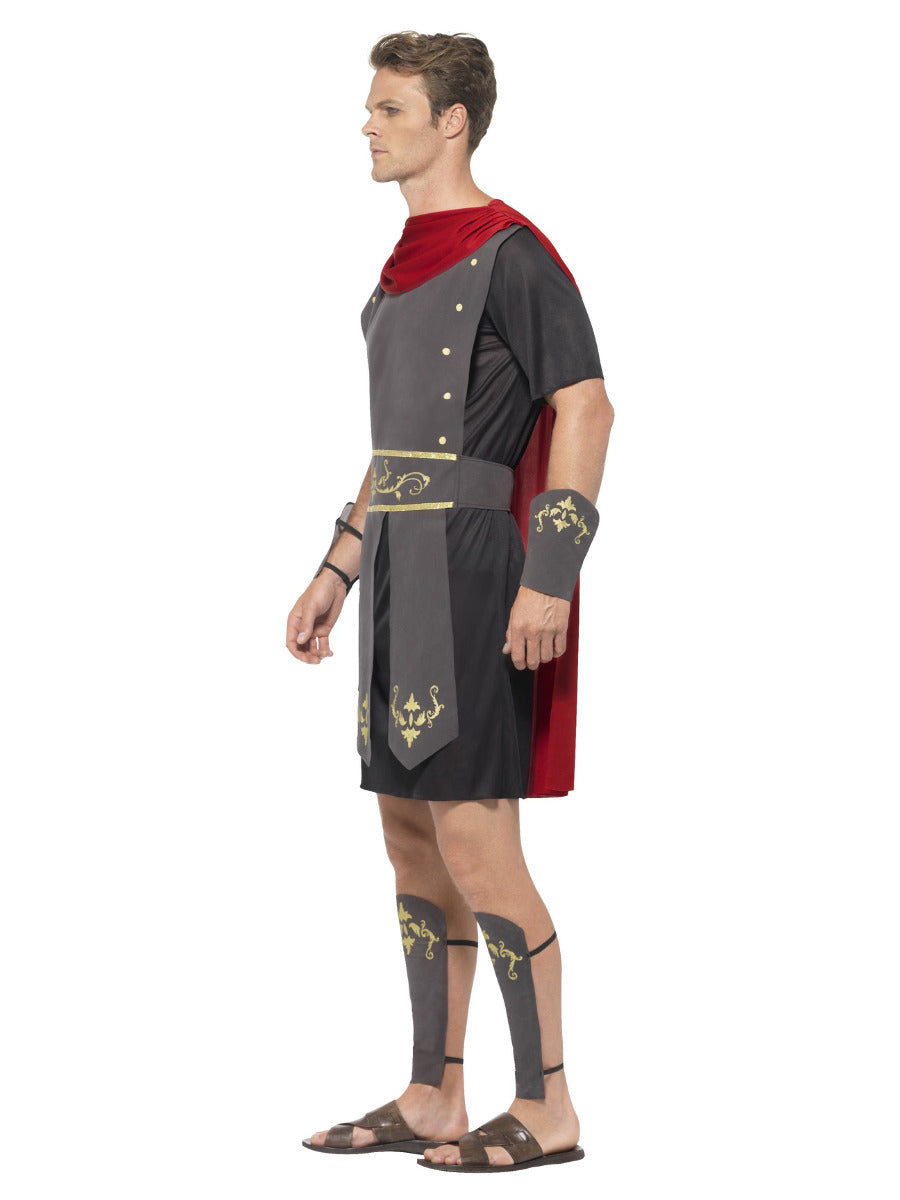 Roman Gladiator Costume, Black - 4