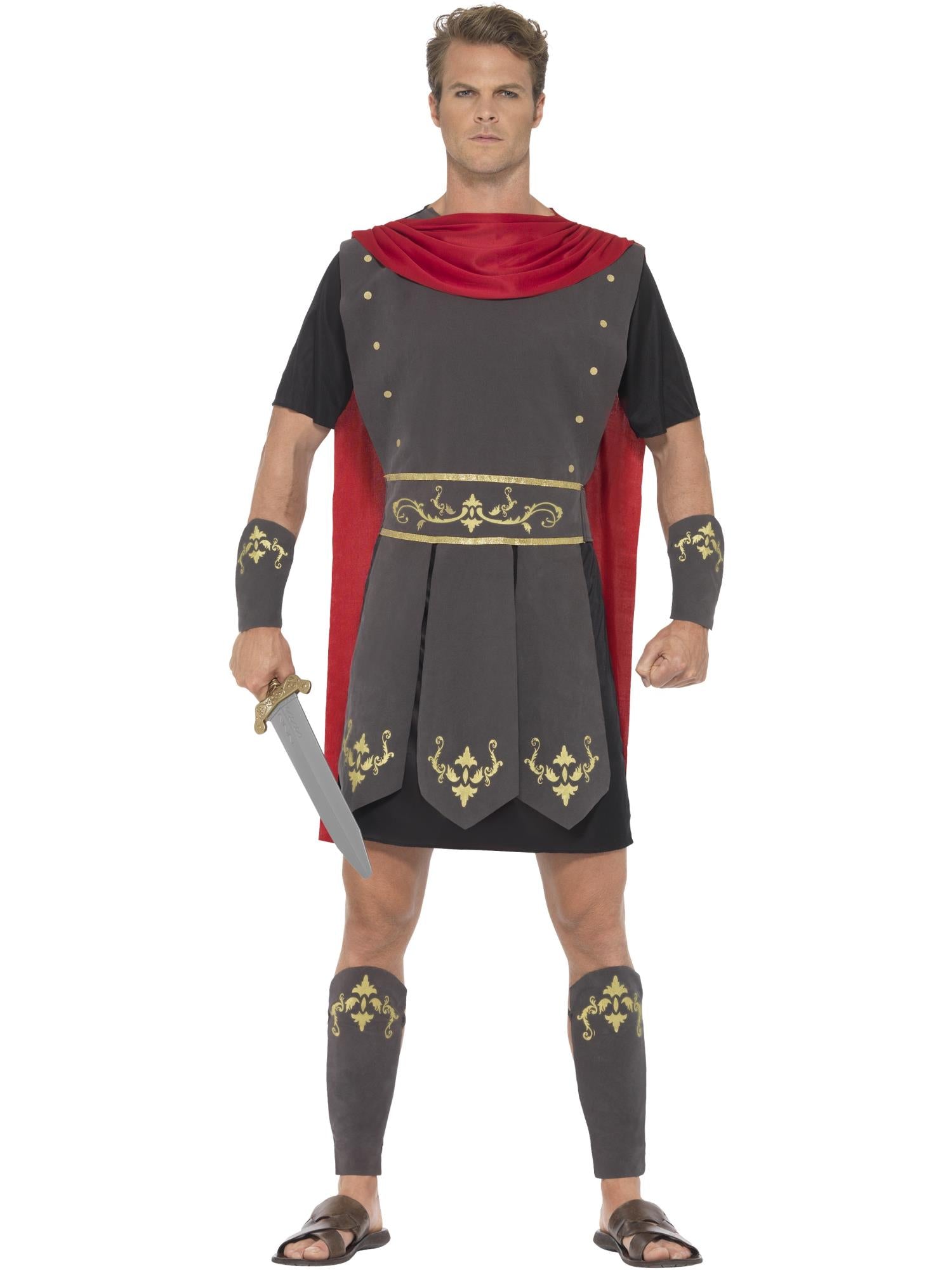 Roman Gladiator Costume, Black 1