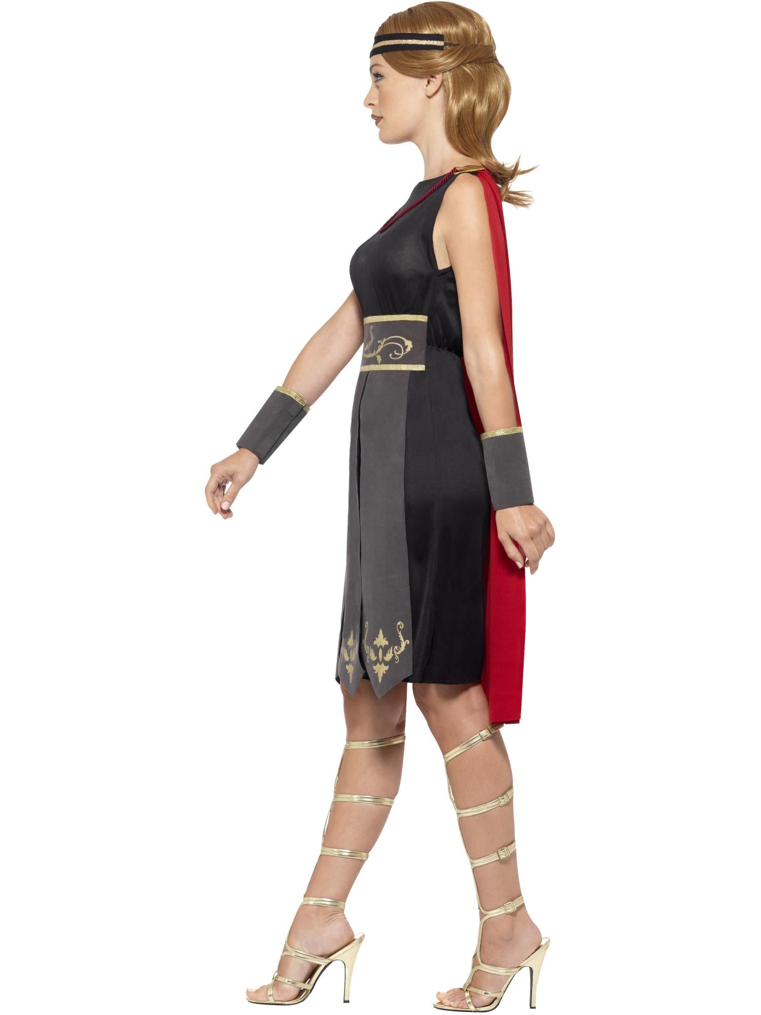 Roman Warrior Costume, Black 3
