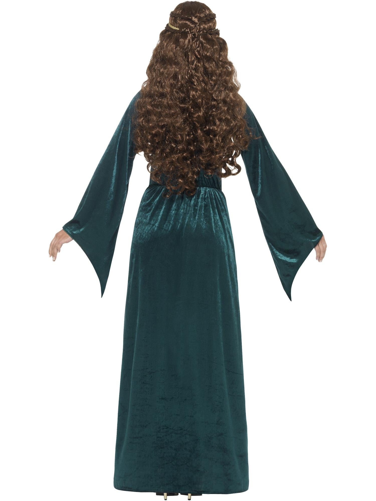 Medieval Maid Costume, Green 2