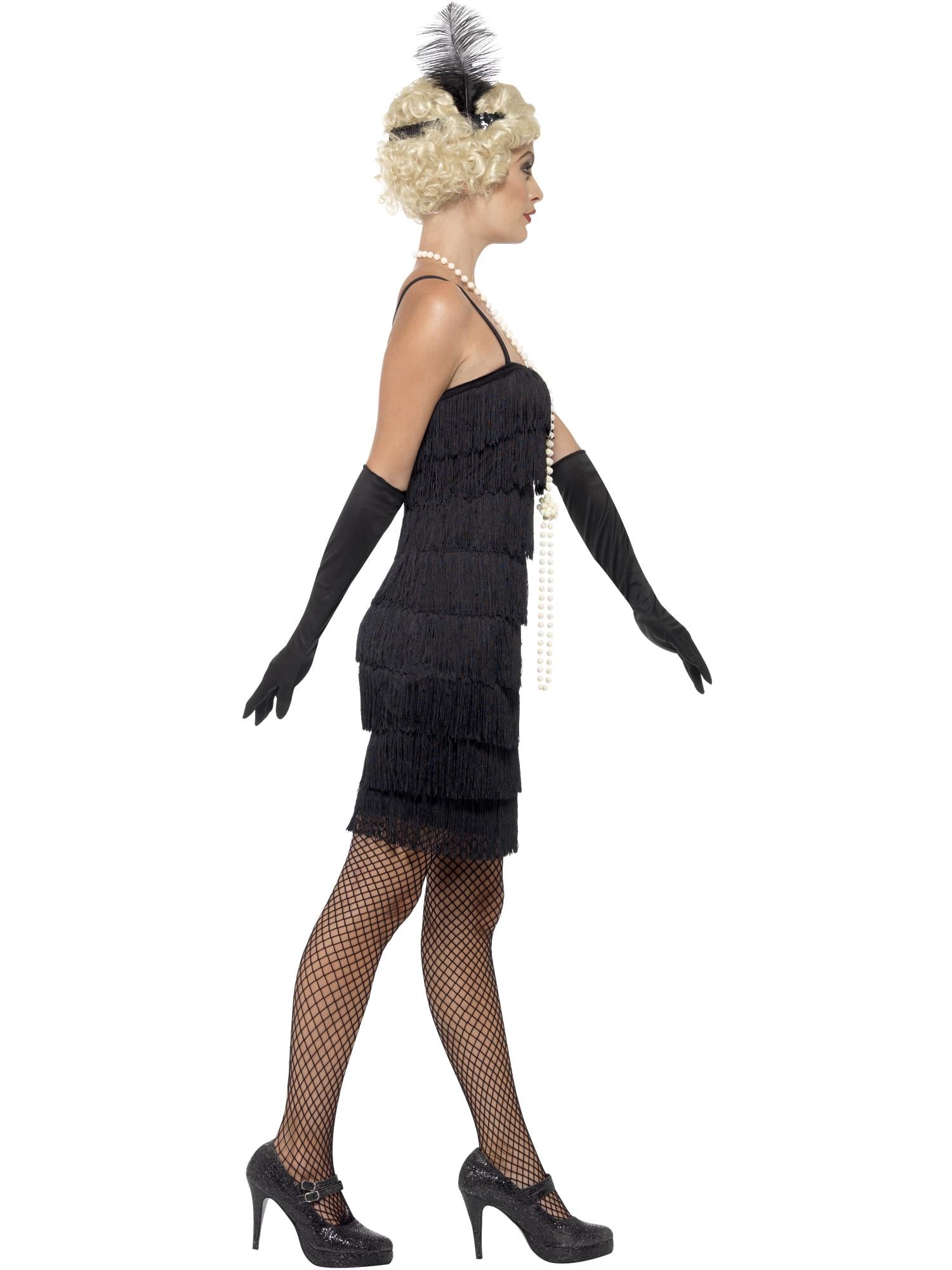 Flapper Costume, Black 3