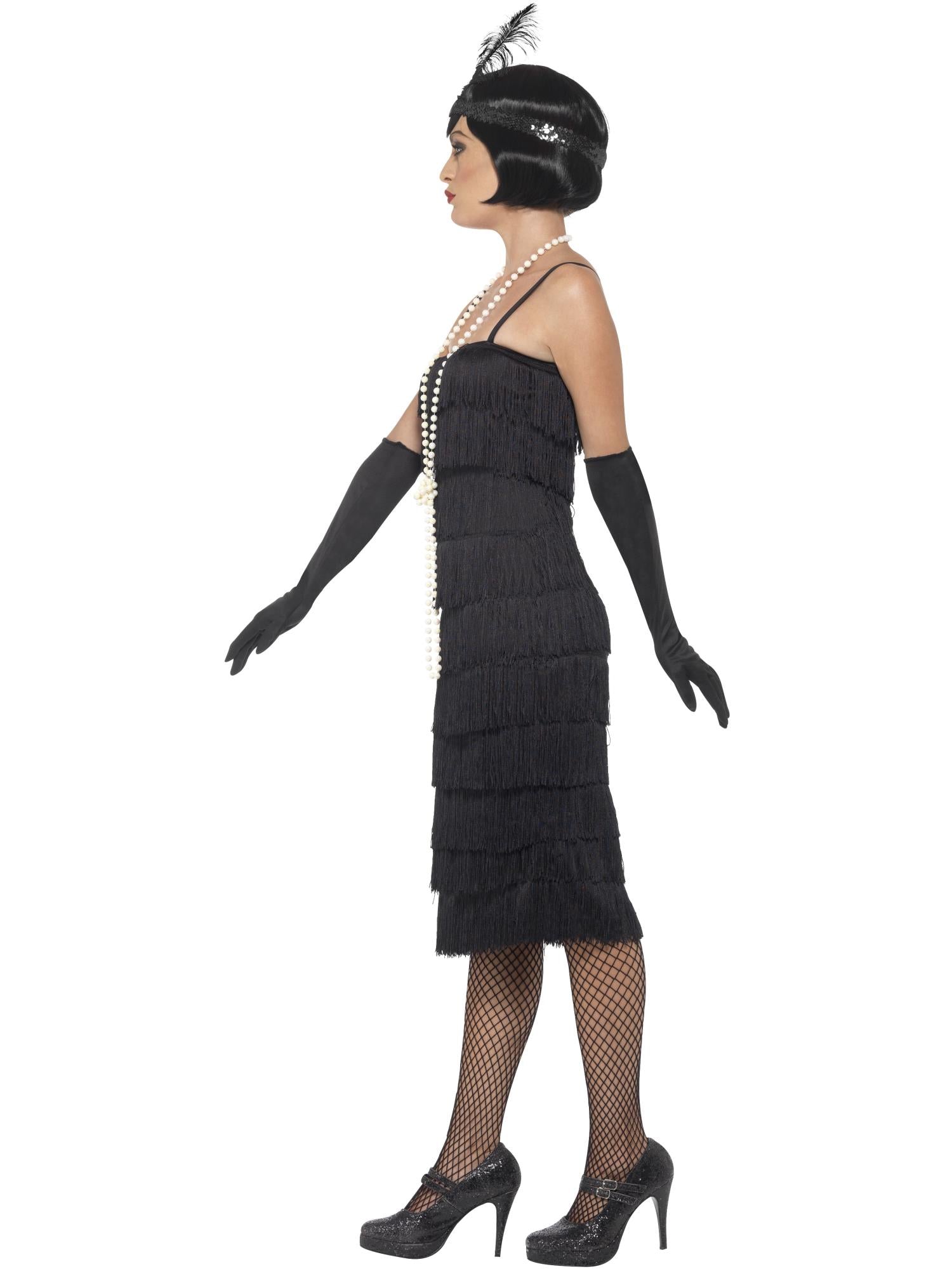 Flapper Costume, Black 3