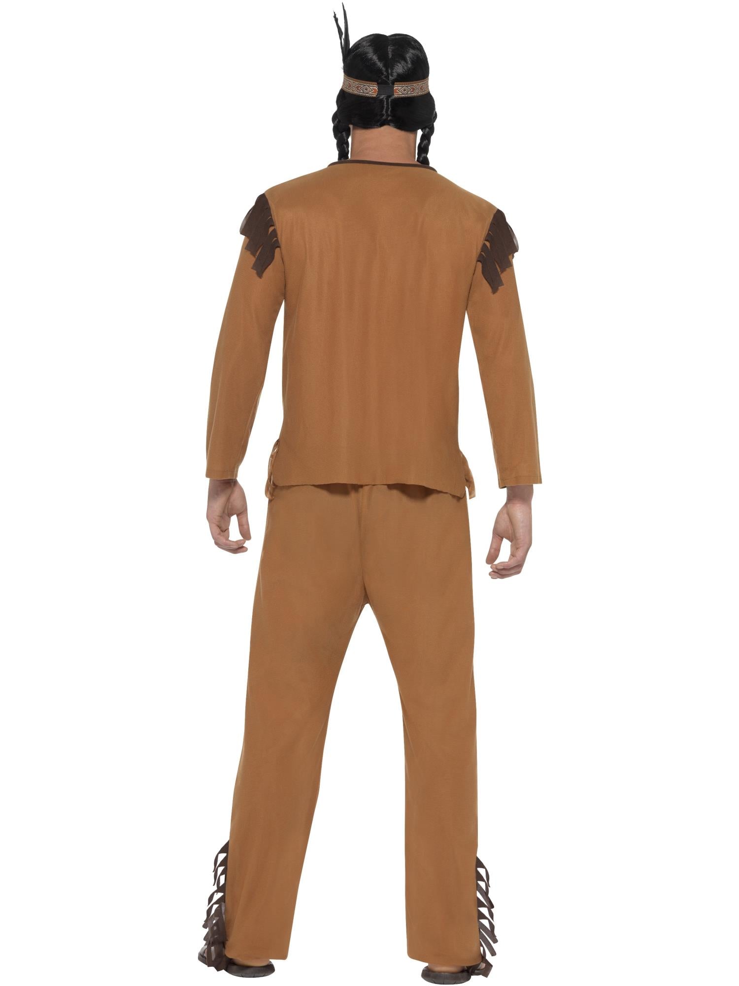 Native American Inspired Warrior Costume, Brown 2