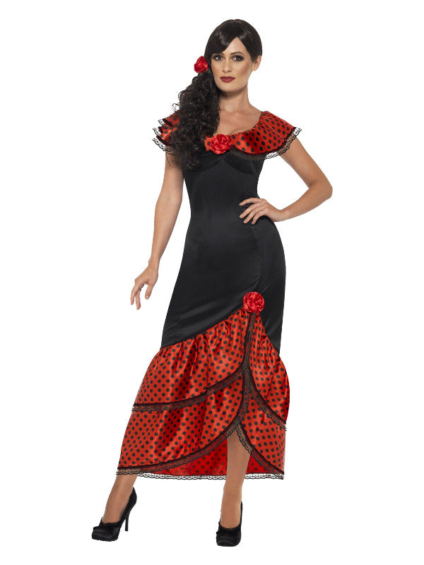 Flamenco Senorita Costume, Black - 2