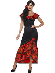 Flamenco Senorita Costume, Black 1