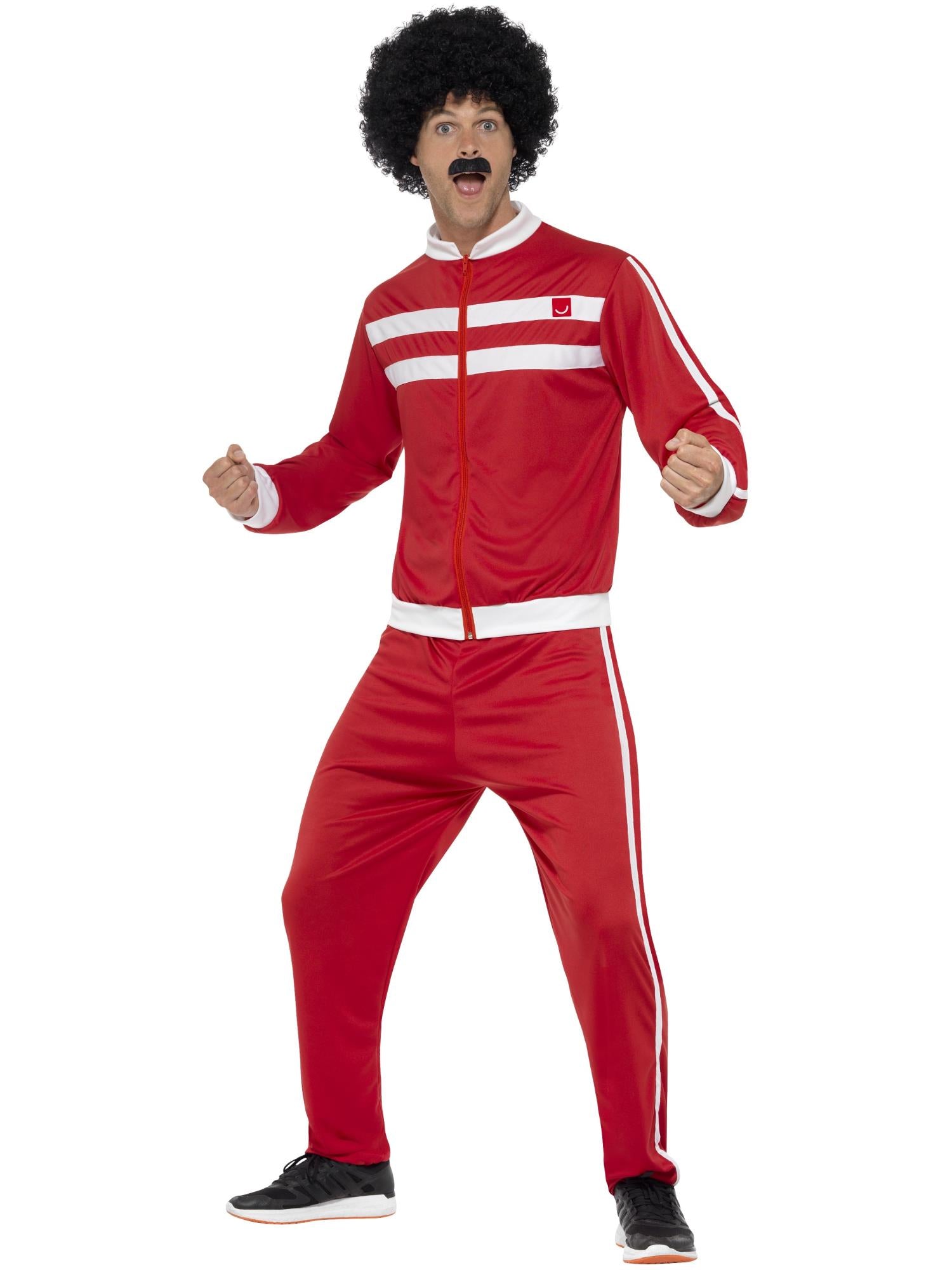 Scouser Tracksuit, Red & White 1
