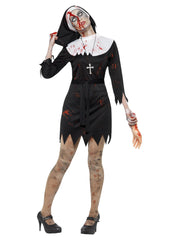 Zombie Sister Costume, Black - 1