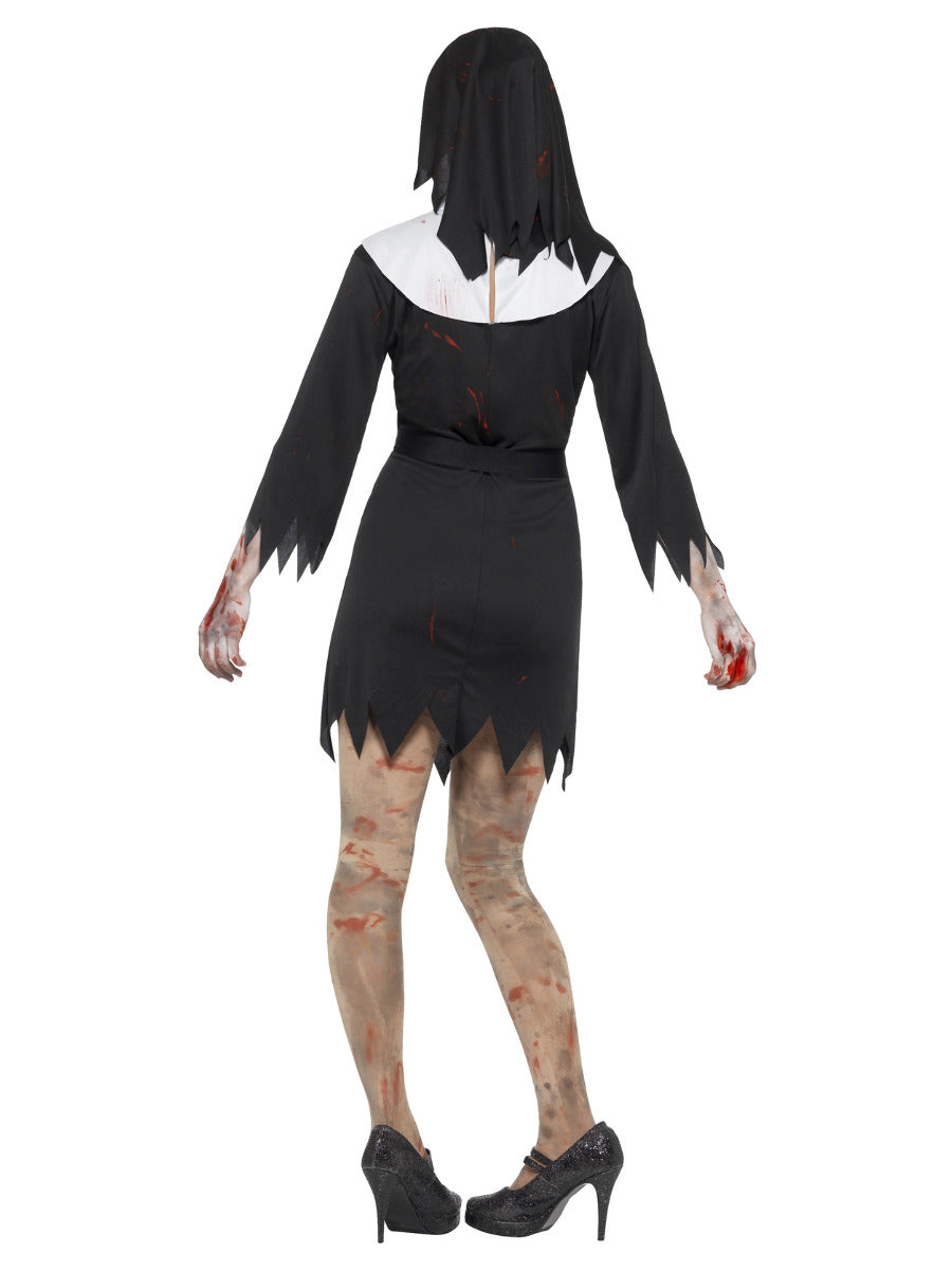 Zombie Sister Costume, Black - 3